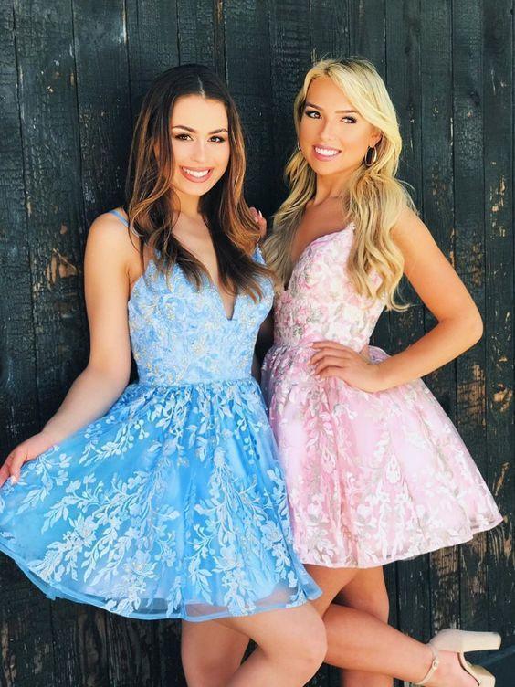 Short Party Lace Sue Homecoming Dresses Dresses Fashion Semi Formal Gowns CD10249