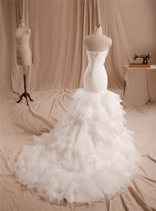 Organza Mermaid Wedding Dress